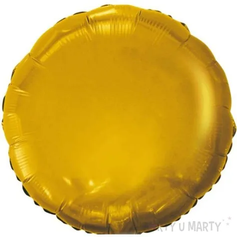 balon foliowy classic zloty satynowy godan 18 rnd