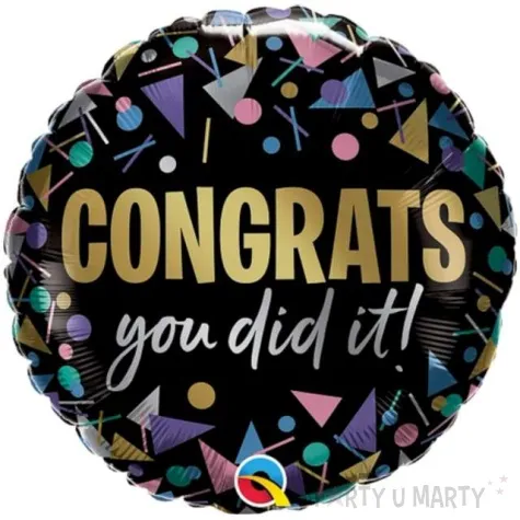 balon foliowy congrats you did it qualatex 18 rnd