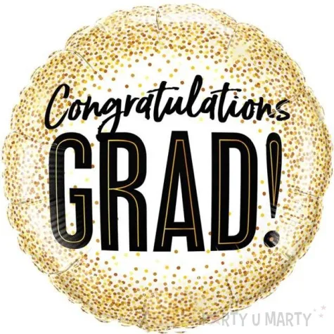 balon foliowy congratulations grad qualatex 18 rnd