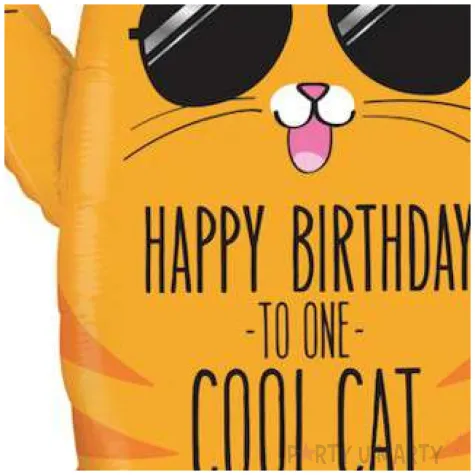 balon foliowy cool kot grabo 33 shp