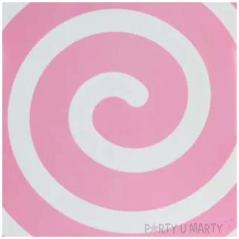 balon foliowy cukierek lizak spirala rozowy jasny arpex 18 rnd