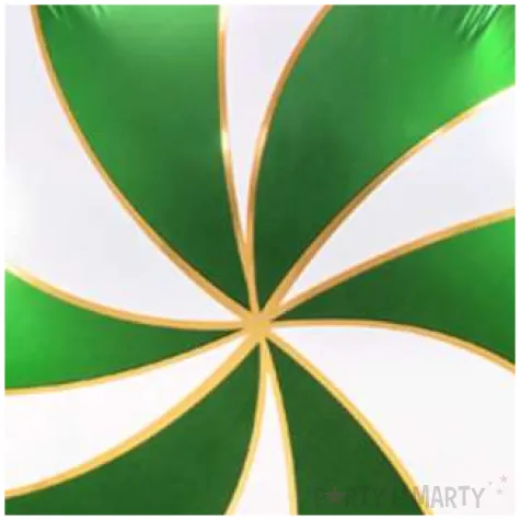 balon foliowy cukierek lizak zielony partydeco 18 rnd