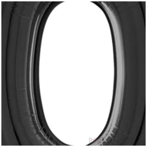 balon foliowy cyfra 0 czarny grabo 26 dgt