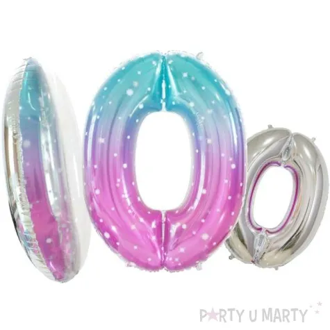 balon foliowy cyfra 0 kosmos godan 31 dgt