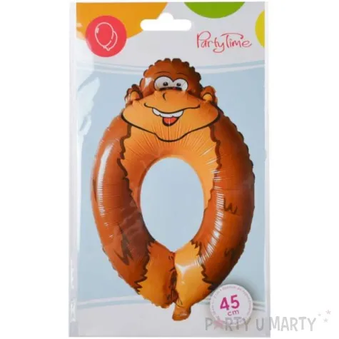 balon foliowy cyfra 0 malpka arpex 18 shp