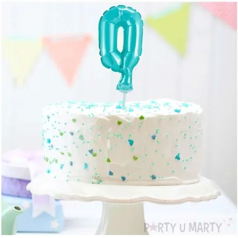 balon foliowy cyfra 0 micro blekitny godan 5 dgt