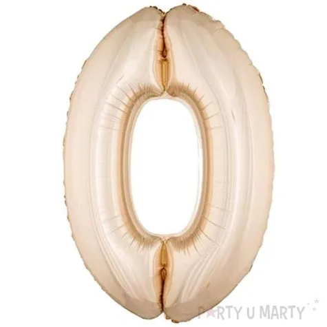balon foliowy cyfra 0 rozowe zloto godan 34 dgt