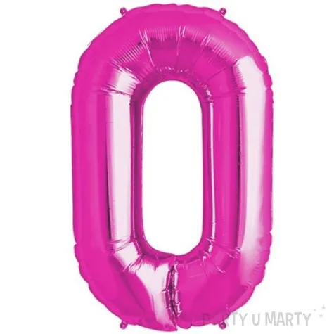 balon foliowy cyfra 0 rozowy oem 38 dgt