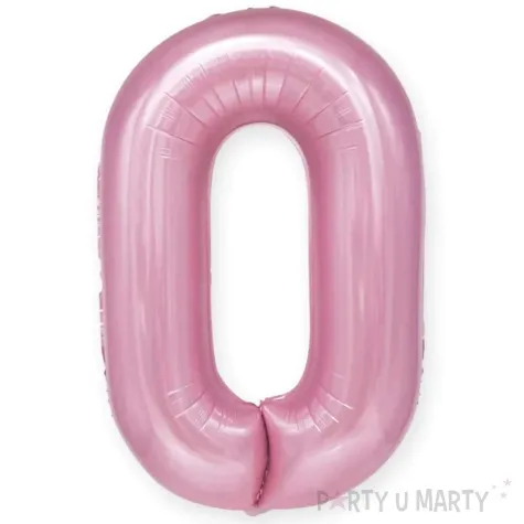 balon foliowy cyfra 0 rozowy partypal 39 dgt