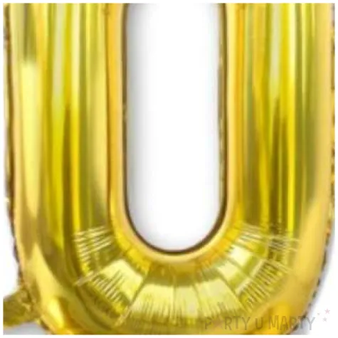 balon foliowy cyfra 0 stojaca zlota dekoracjepolska 15 dgt