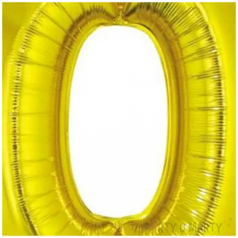 balon foliowy cyfra 0 zloty dekoracjepolska 16 dgt