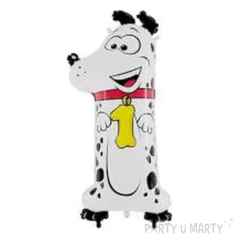 balon foliowy cyfra 1 dalmatynczyk grabo 36 dgt