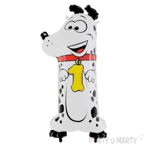 balon foliowy cyfra 1 dalmatynczyk grabo 40 dgt