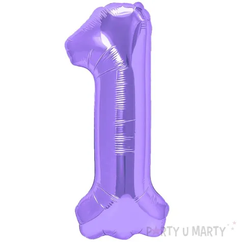 balon foliowy cyfra 1 fioletowy partypal 39 dgt