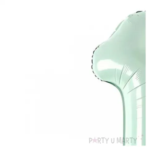 balon foliowy cyfra 1 zielony partydeco 34 dgt