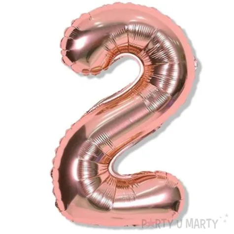 balon foliowy cyfra 2 rozowe zloto dekoracjepolska 16 dgt