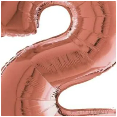 balon foliowy cyfra 2 rozowe zloto grabo 26 dgt
