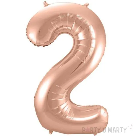 balon foliowy cyfra 2 szampanski folat 34 dgt