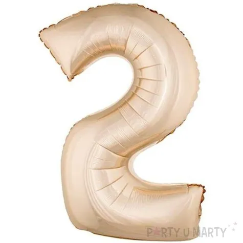 balon foliowy cyfra 2 szampanski godan 34 dgt