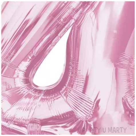 balon foliowy cyfra 4 rozowy jasny godan 36 dgt