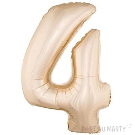 balon foliowy cyfra 4 szampanski godan 34 dgt