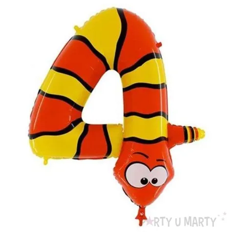 balon foliowy cyfra 4 waz grabo 40 dgt