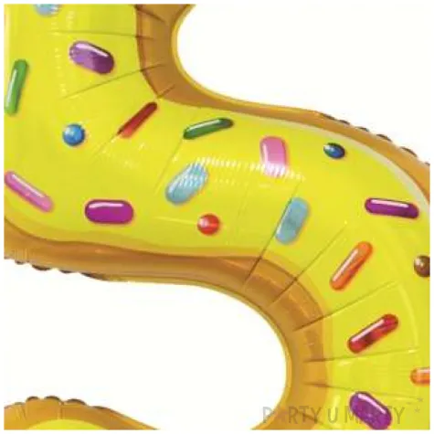 balon foliowy cyfra 5 ciasteczko godan 31 dgt