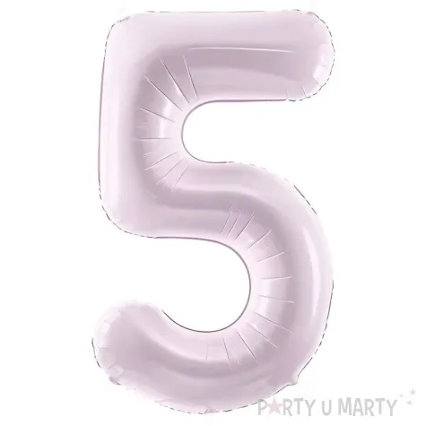 balon foliowy cyfra 5 fioletowy partydeco 34 dgt