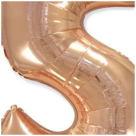 balon foliowy cyfra 5 rozowe zloto flexmetal 34 dgt