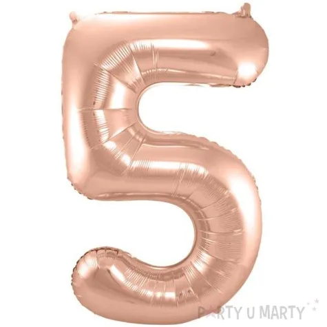 balon foliowy cyfra 5 szampanski folat 34 dgt