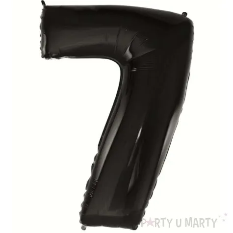 balon foliowy cyfra 7 beauty and charm czarny godan 36 dgt