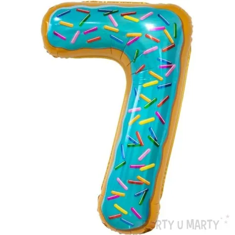 balon foliowy cyfra 7 ciasteczko godan 31 dgt