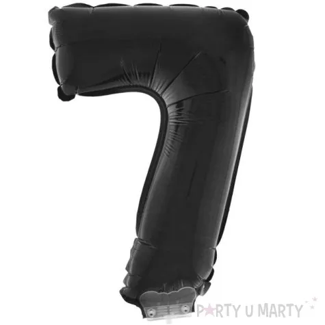 balon foliowy cyfra 7 czarny funny fashion 16 dgt