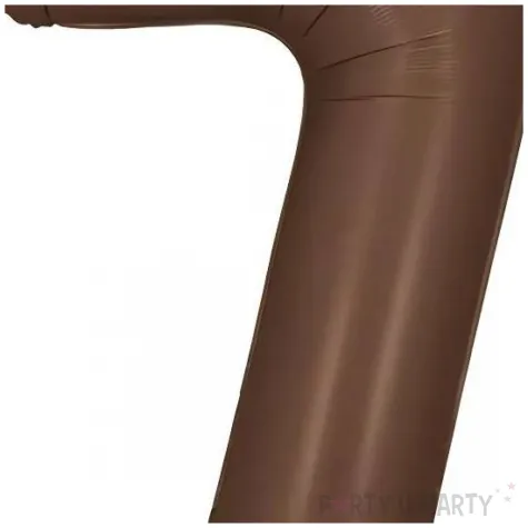 balon foliowy cyfra 7 dekoracja na urodziny brazowy matowy 34 dgt