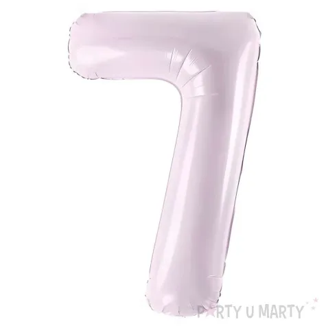 balon foliowy cyfra 7 fioletowy partydeco 34 dgt