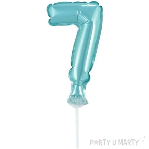 balon foliowy cyfra 7 micro blekitny godan 5 dgt