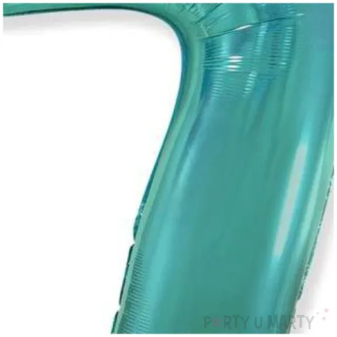 balon foliowy cyfra 7 niebieski tiffany flexmetal 34 dgt