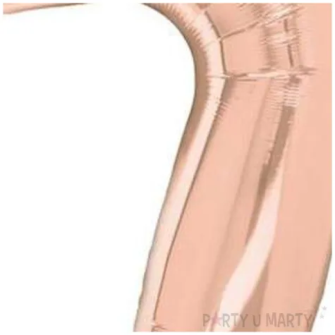 balon foliowy cyfra 7 rozowe zloto flexmetal 34 dgt