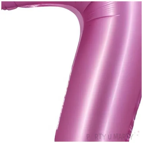 balon foliowy cyfra 7 rozowy satynowy godan 30 dgt
