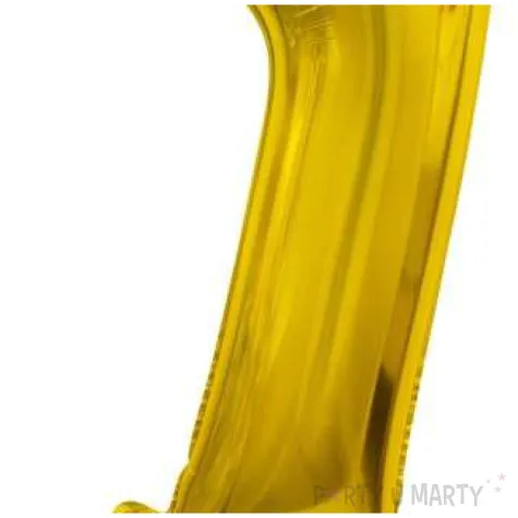 balon foliowy cyfra 7 stojaca zloty godan 29 dgt