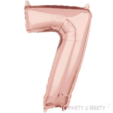balon foliowy cyfra 7 szampanski amscan 26 dgt