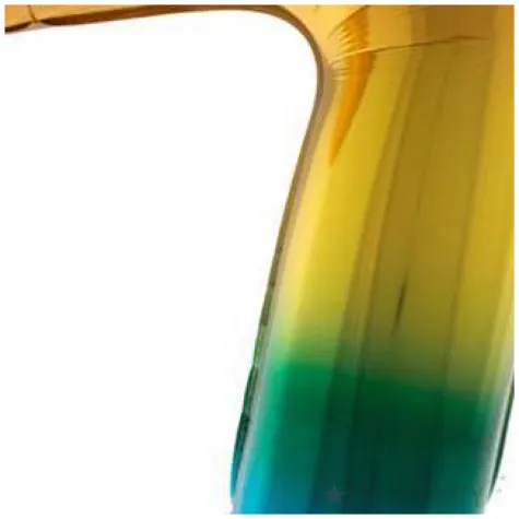 balon foliowy cyfra 7 teczowy funny fashion 40 dgt