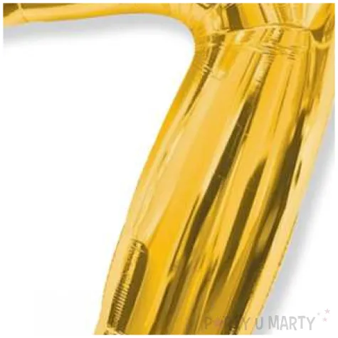balon foliowy cyfra 7 zloty flexmetal 34 dgt