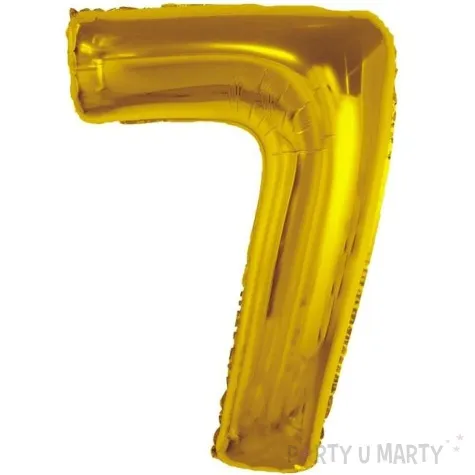 balon foliowy cyfra 7 zloty godan 36 dgt