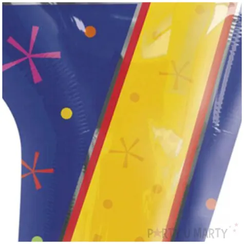 balon foliowy cyfra 7 zolty folat 18 shp