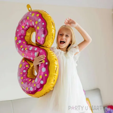 balon foliowy cyfra 8 ciasteczko godan 31 dgt