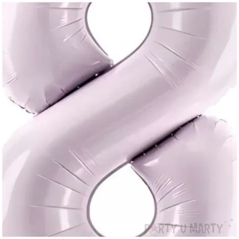 balon foliowy cyfra 8 fioletowy partydeco 34 dgt