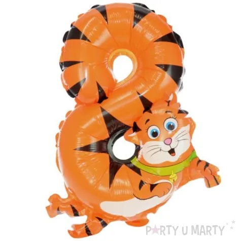 balon foliowy cyfra 8 kotek arpex 18 shp