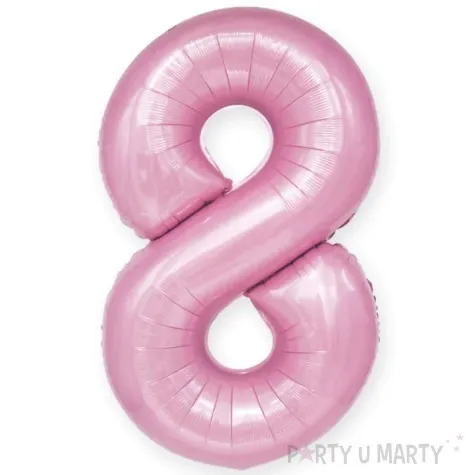 balon foliowy cyfra 8 rozowy partypal 39 dgt