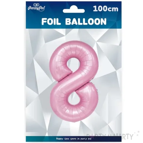 balon foliowy cyfra 8 rozowy partypal 39 dgt